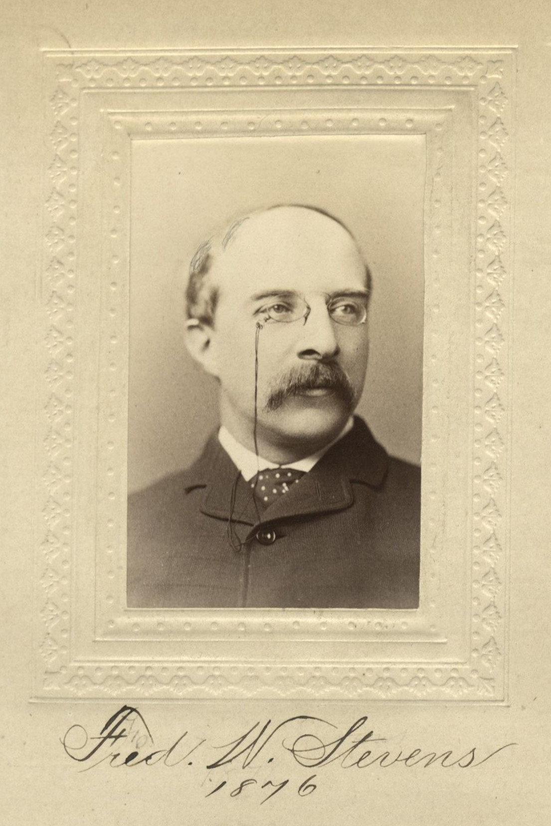 Member portrait of Frederic W. Stevens